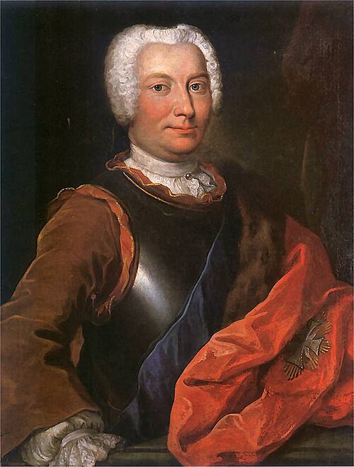 Porträt des Jan Czapski (1699-1742), 1742, Szymon Czechowicz