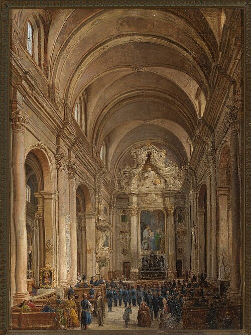 Church of the Nuns of the Visitation in Warsaw, 1872, Marcin Zaleski
