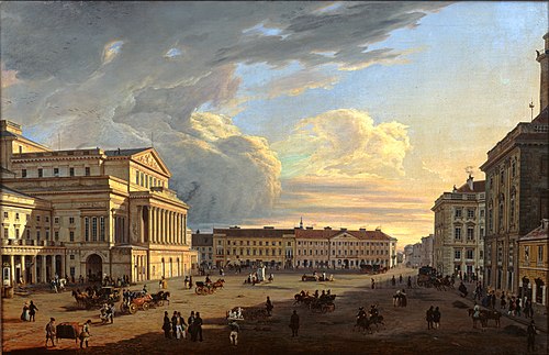 Theatre Square, 1838, Marcin Zaleski