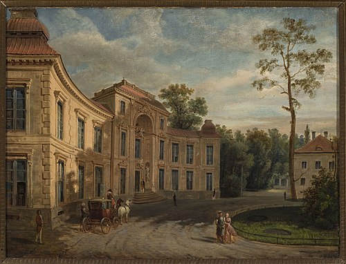Palais Myślewicki à Varsovie., 1870, Marcin Zaleski