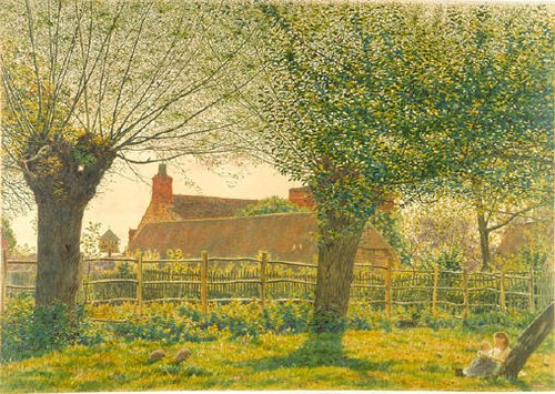 À Binsey, près de Oxford, 1862, George Price Boyce