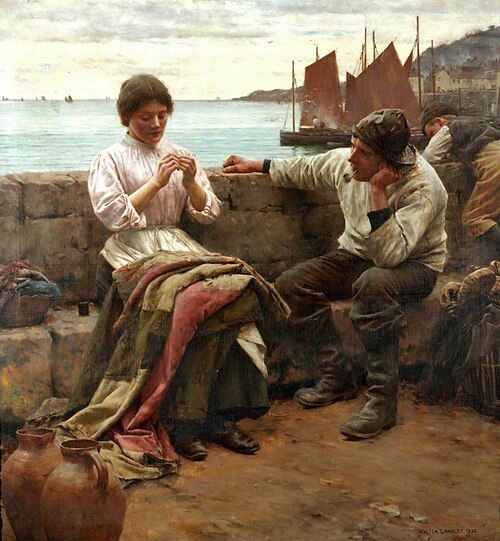 A Cornish Idyll, 1902, Walter Langley