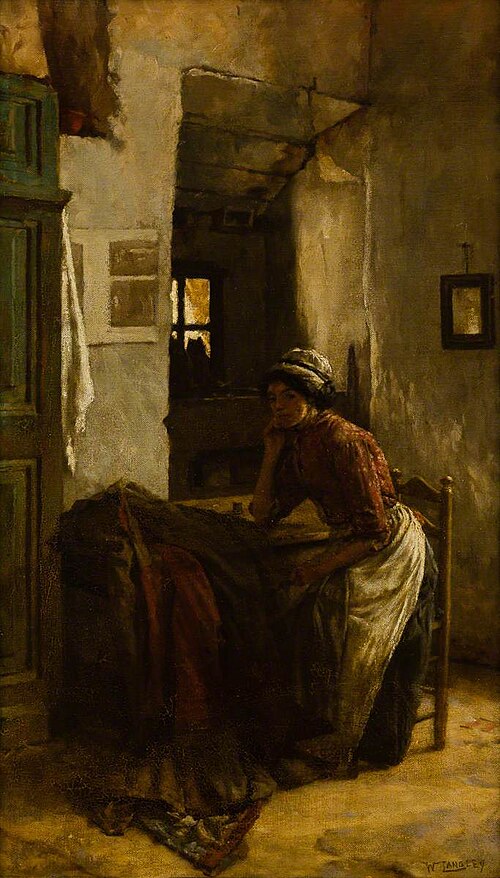 A Reverie, 1909, Walter Langley