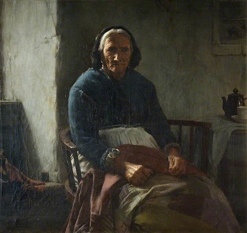 An Old Cornish Woman, 1891, Walter Langley