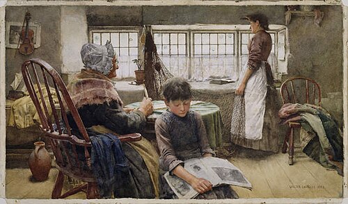 Memories, 1885, Walter Langley