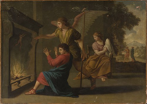 Marriage of Tobias and Sarah, , Eustache Le Sueur