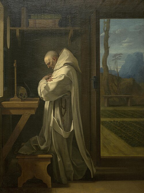 St. Bruno in Prayer, 1650, Eustache Le Sueur