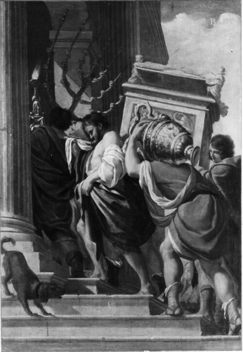 Die Bundeslade (Zug aus dem Tempel), 1642, Eustache Le Sueur