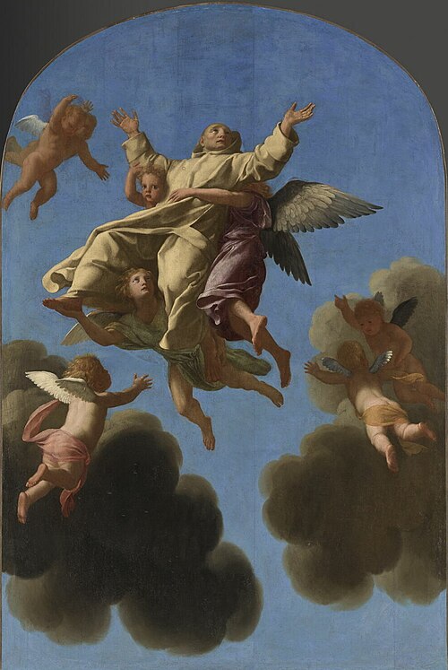 Saint Bruno est enlevé au ciel, 1645, Eustache Le Sueur