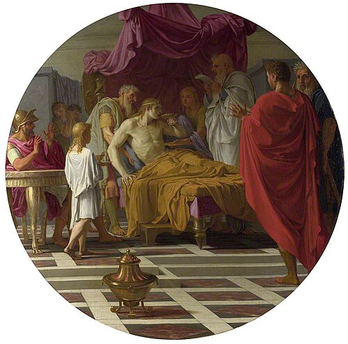 Alexandre et son docteur, 1648, Eustache Le Sueur
