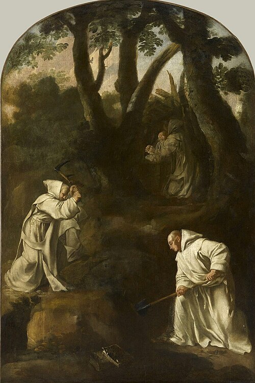 Saint Bruno en prière dans son oratoire, 1646, Eustache Le Sueur