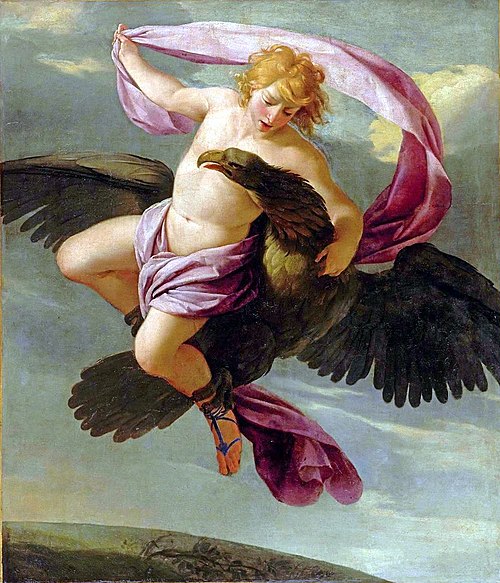 Ganymède enlevé par Jupiter, 1646, Eustache Le Sueur