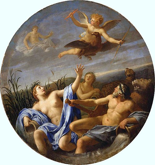 L'Amour dérobe la foudre à Jupiter, 1646, Eustache Le Sueur