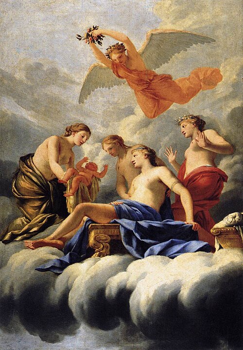 La Naissance de l'amour, 1646, Eustache Le Sueur