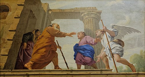 Le Retour de Tobie, 1650, Eustache Le Sueur