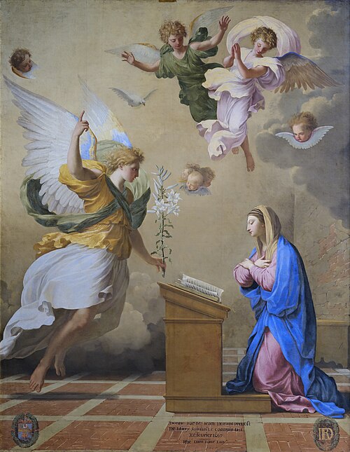 L’Annonciation, 1650, Eustache Le Sueur