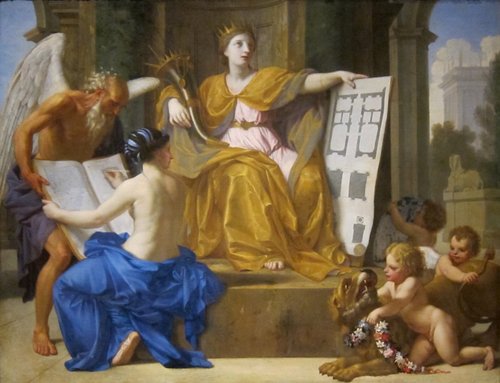 Allegory of Magnificence, 1654, Eustache Le Sueur