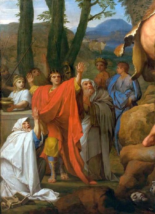 Hercules fighting Cacus, 1653, Eustache Le Sueur