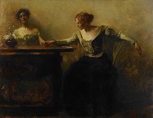 The Fortune Teller, 1904, Thomas Wilmer Dewing