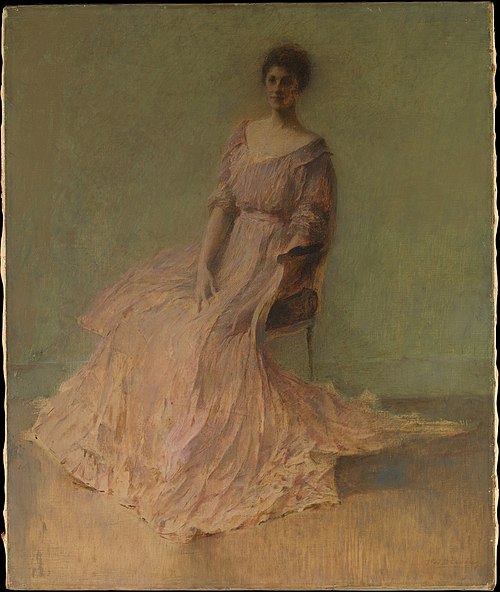 Lilac Dress, 1919, Thomas Wilmer Dewing