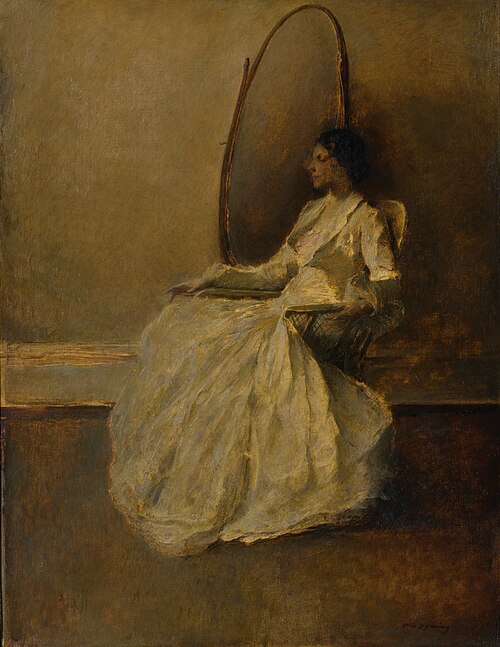 Lady in White (No. 1), 1910, Thomas Wilmer Dewing