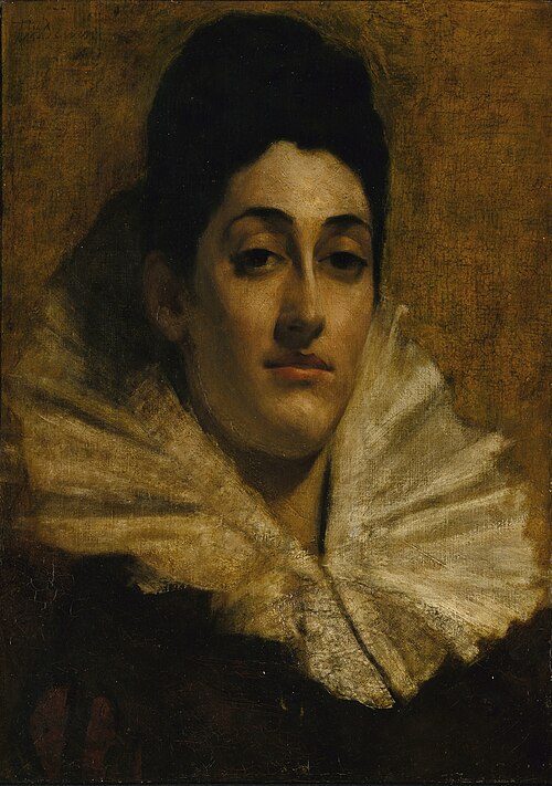 Portrait of Frances C. Houston, 1880, Thomas Wilmer Dewing