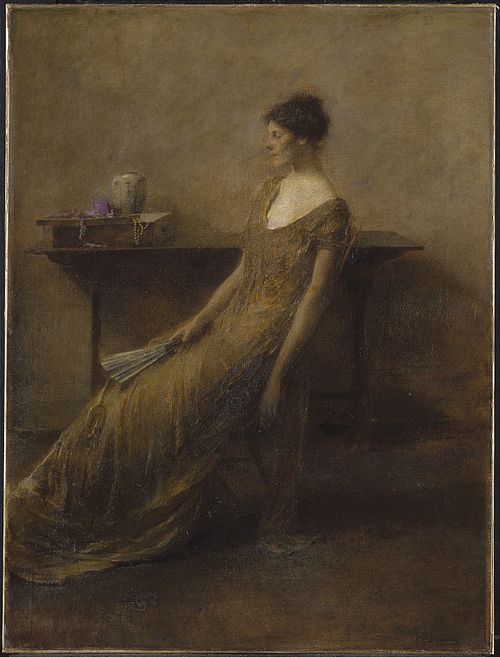 Lady in Gold, 1912, Thomas Wilmer Dewing