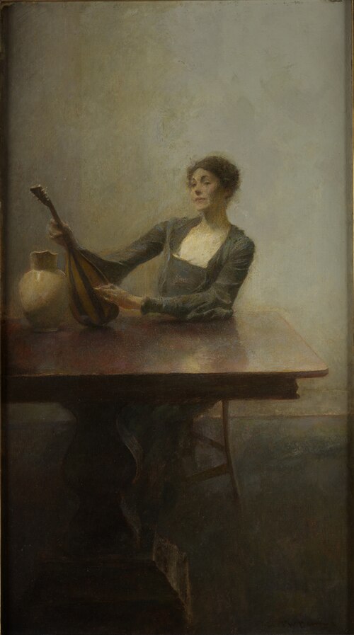 Lady in Gray, 1910, Thomas Wilmer Dewing