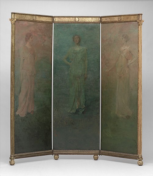Classical Figures, 1898, Thomas Wilmer Dewing
