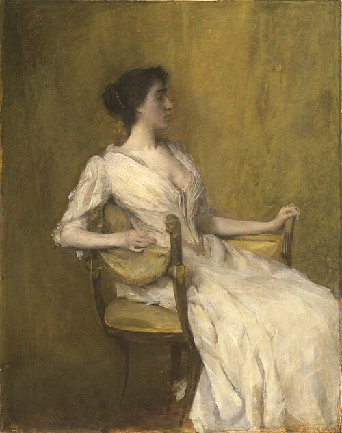 Lady in White, 1901, Thomas Wilmer Dewing