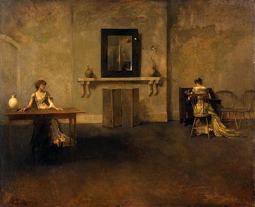 The Letter, 1908, Thomas Wilmer Dewing