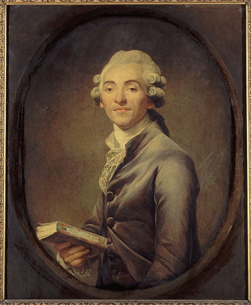 Portrait de Bernard-Germain de Lacépède (1756-1825), naturaliste et homme politique, 1785, Joseph Ducreux