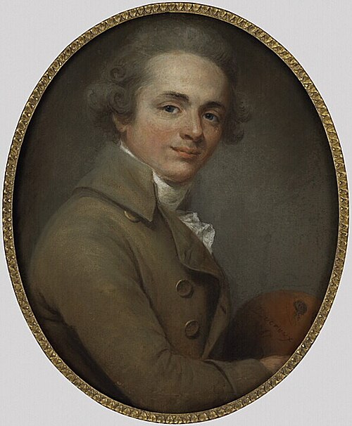 Autoportrait, jeune, 1767, Joseph Ducreux