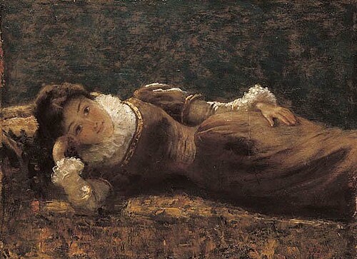 mujer gitana, 1910, Pedro Lira Rencoret