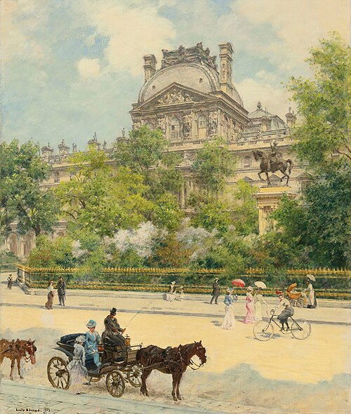 La Place du Louvre, 1902, Louis Béroud