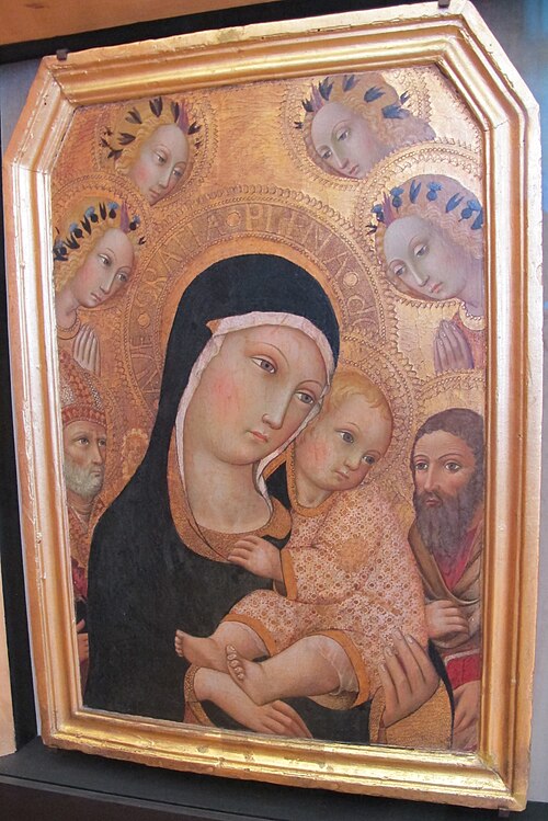 Madonna with Child and Angels, , Sano di Pietro
