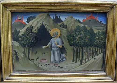 La Pénitence de saint Jérôme, 1437, Sano di Pietro