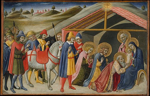 The Adoration of the Magi, 1470, Sano di Pietro