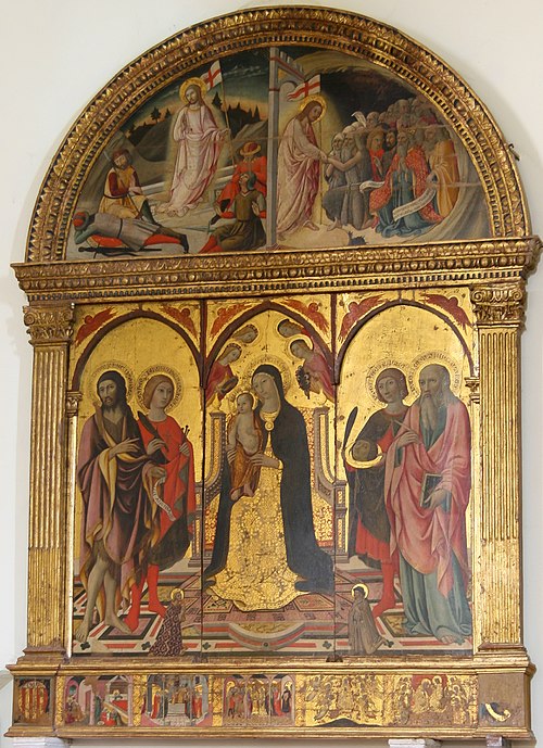 Polyptych of Sano di Pietro, 1450, Sano di Pietro