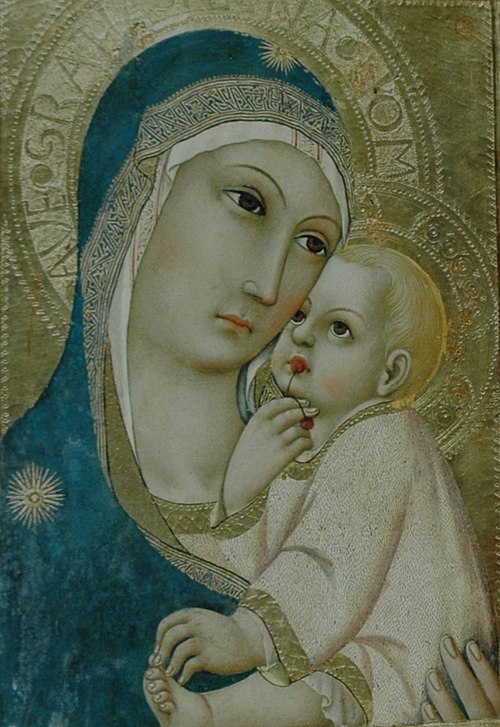 Madonna with child, 1445, Sano di Pietro