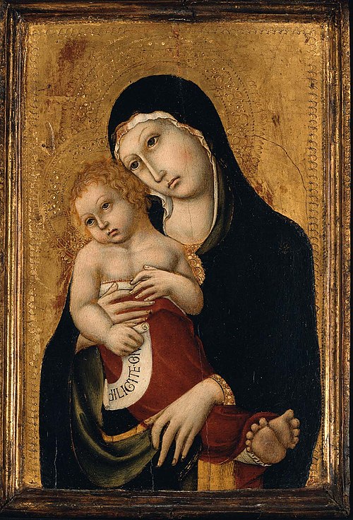 Virgin and Child, 1448, Sano di Pietro