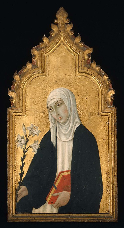 Triptych: Saint Catherine of Siena, , Sano di Pietro