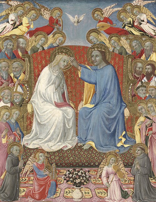 The Coronation of the Virgin, 1460, Sano di Pietro