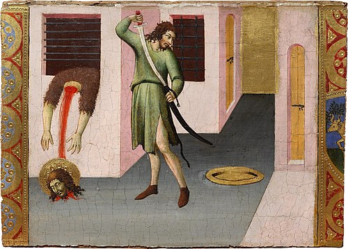 Beheading of St John the Baptist, 1500, Sano di Pietro