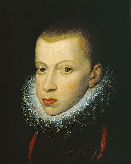 Philip III, Prince, 1590, Juan Pantoja de la Cruz