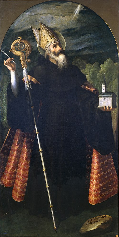 Saint Augustine, 1601, Juan Pantoja de la Cruz