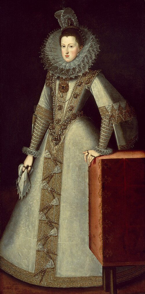 Margaret of Austria, Queen of Spain, 1605, Juan Pantoja de la Cruz