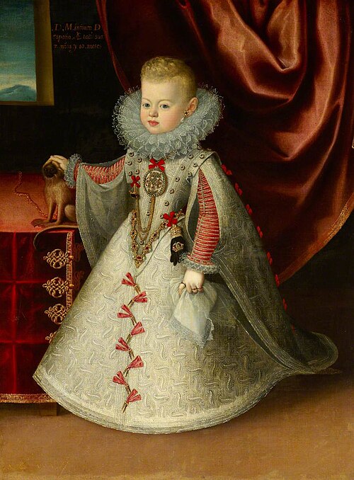 Maria Anna of Hapsburg, Infanta of Spain, later Archduchess of Austria and Holy Roman Empress and Qu, 1609, Juan Pantoja de la Cruz