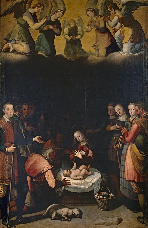 El nacimiento de Cristo, 1603, Juan Pantoja de la Cruz