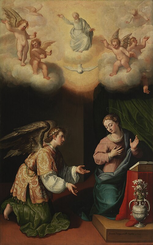 The Annunciation, 1603, Juan Pantoja de la Cruz